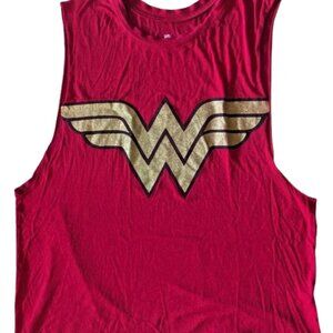 DC Comics Wonder Woman Six Flags Sleeveless Tank Large